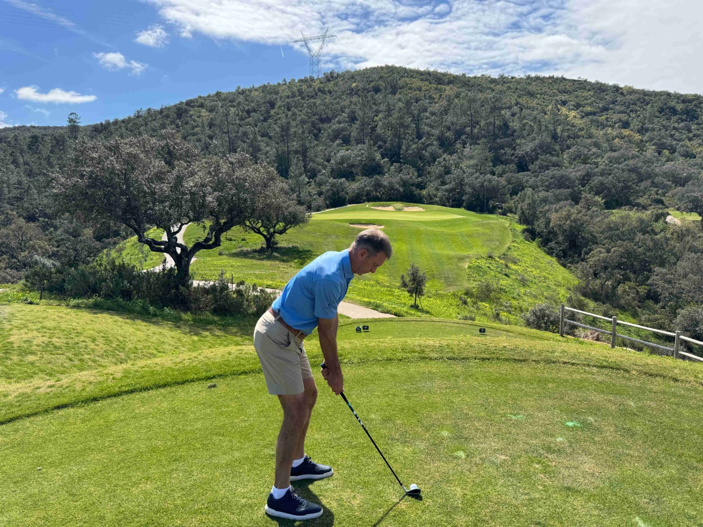 Aerial perspective of all buildings of Ombria Resort