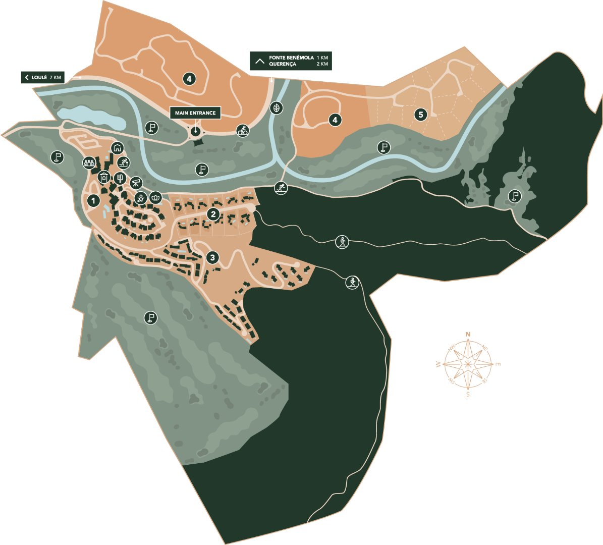 Ombria resort map
