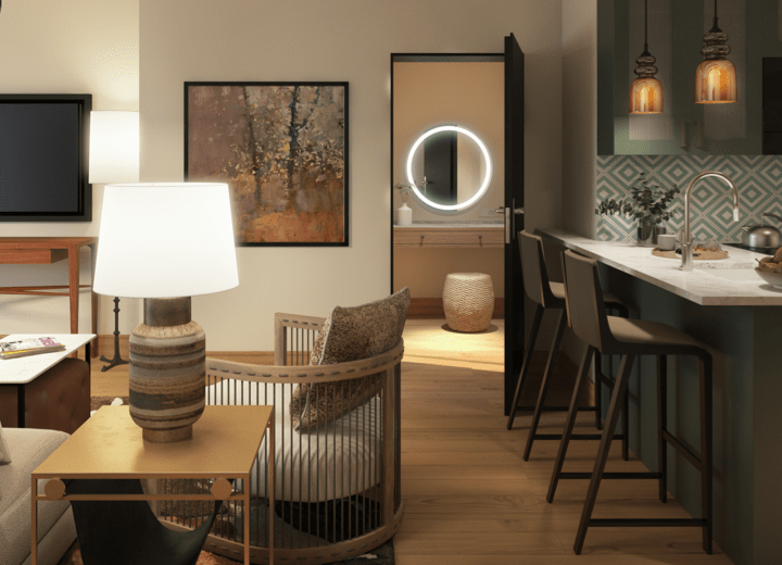 Lightning in Ombria Resort apartment