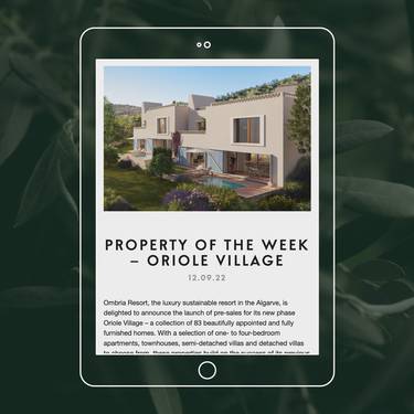 Oriole Village eleita Propriedade da Semana pela revista Abode2